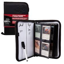 Monster Deluxe Zipperbound 4 Pocket Binder